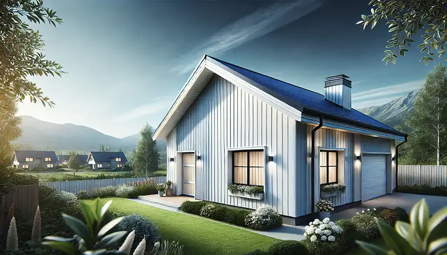 Finished vinyl siding project by Edmonton siding professionals, highlighting durability and style.