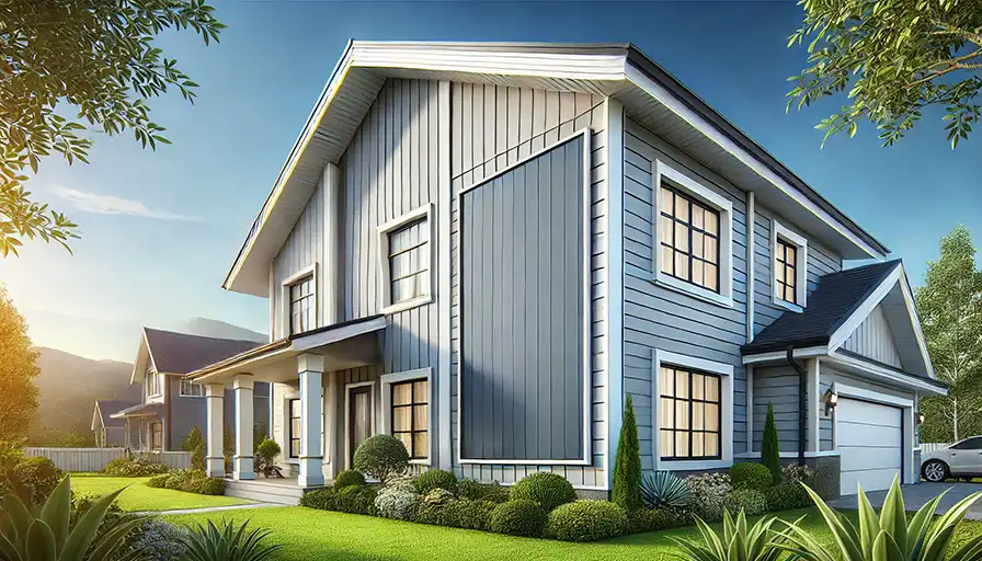 High-quality vinyl siding installed on a family home, representing Edmonton siding expertise.